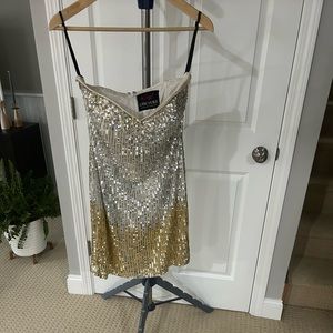 Couture strapless dress - Size 8.